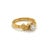 Tiffany and Co. Tiffany & Co. Signature X Solitaire Diamond 18k Yellow Gold Ring - Size 5 For Sale - Image 4 of 8