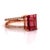 Natural Finely Faceted Quality Tourmaline Diamond Ring 14k RG 2.2 TCW Certified $4,950 112165 This is a one of a Kind...