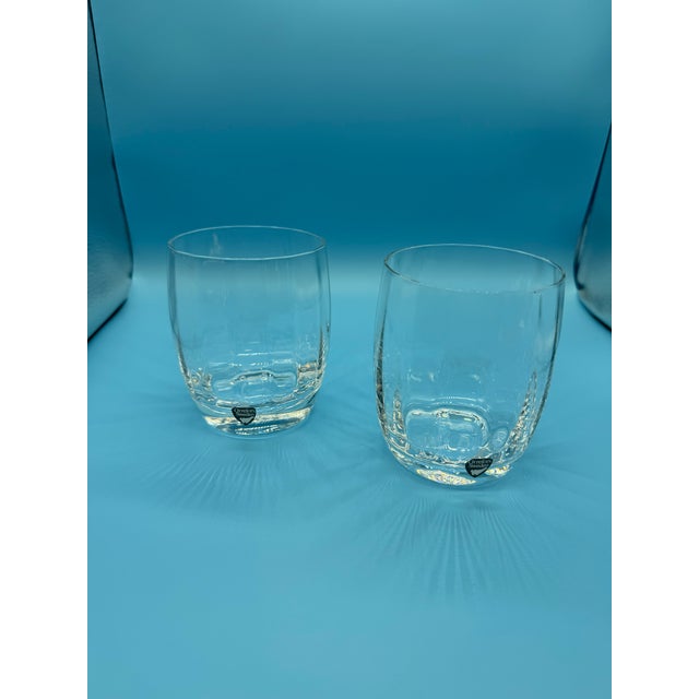 Orrefors Late 20th Century Orrefors Optica Symphony Double Old Fashioned Tumblers - a Pair For Sale - Image 4 of 10