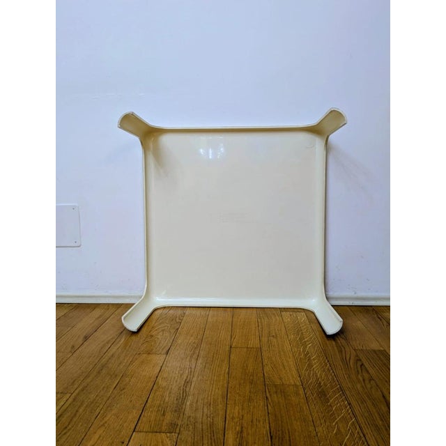 Plastic White Demetrio 70 Coffee Table by Vico Magistretti for Artemide, Italy, 1970s For Sale - Image 7 of 15
