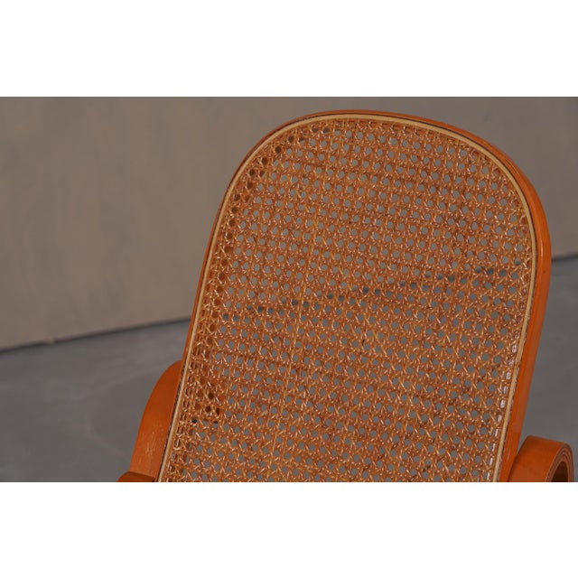 Vintage Bentwood Rocking Chair by Luigi Crassevig, Italy, 1970s For Sale - Image 15 of 16