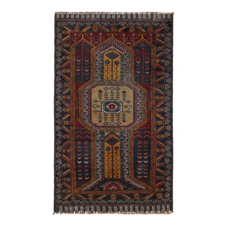 Rug & Kilim’s Baluch Tribal Rug With Colorful Geometric Patterns For Sale