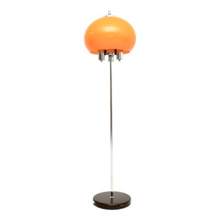 Vintage Italian Chrome Floor Lamp, 1970s For Sale