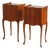 Louis XIV Asymmetrical Bedside Tables in Cherrywood, Set of 2 For Sale