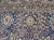 Textile Navy Blue Antique Persian Fine Tabriz Rug With All-Over Large Scale Flowers For Sale - Image 7 of 12