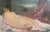 Pierre GEORGEOT 1914-1990 The nude and the voyeur Oil on canvas Signed on the back on the canvas 14 x 22 cm Boxed Very...