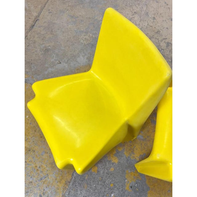 Yellow BA1171 Dining Room Chairs by Helmut Bätzner for Bofinger For Sale - Image 6 of 11