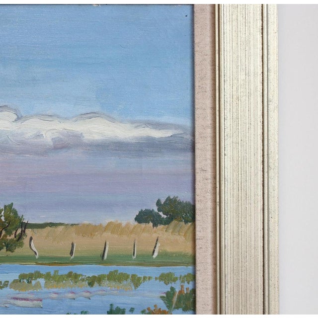 Yves Brayer, Springtime in the Camargue, 1960s, Oil on Canvas For Sale - Image 9 of 18