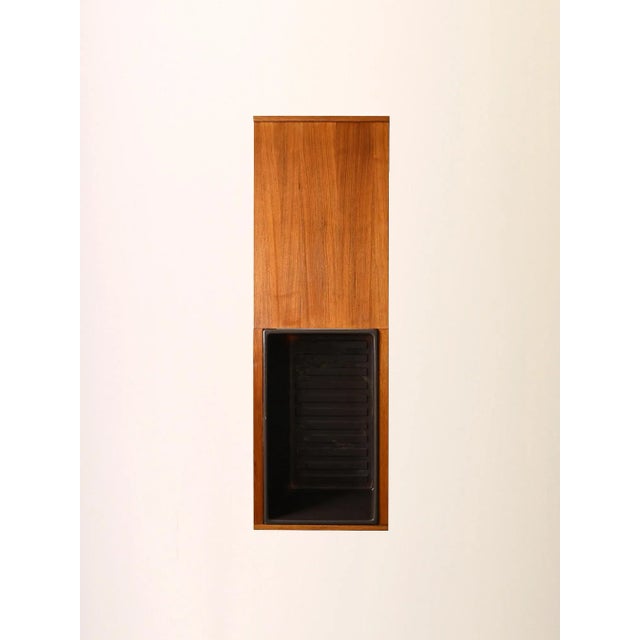 Wood Vintage Scandinavian Teak Coffee Table with Flower Holder, 1960s For Sale - Image 7 of 8