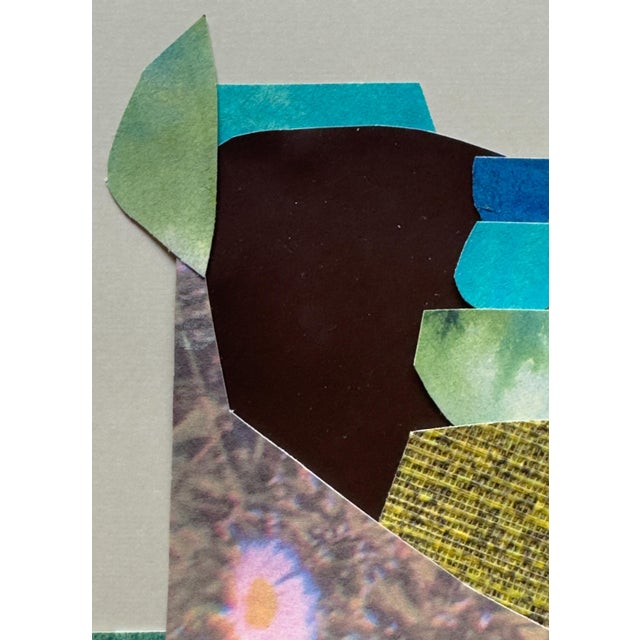 "Petal 5" Original Mixed-Media Collage on Paper by Zac Woodiel For Sale - Image 4 of 10