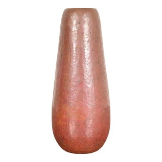 Ramon Ramirez Arts & Crafts Hammered Copper Vase For Sale