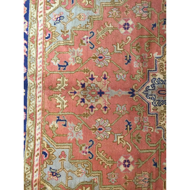 Vintage Turkish Ushak Rectangular Rug For Sale - Image 12 of 17