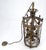 Mid-Century Modern Mid 20th Century Mid Centry Modern Large Italian Pendant Bronze Oxide Gilt Ornate Metal Light Fixture Chandelier For Sale - Image 3 of 18