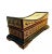 Antique Hand Made Highly Decorated Burmese Gilded Wood Lacquerware Pillow Box For Sale - Image 4 of 10