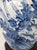 Ceramic Vintage Chinese Blue & White Porcelain Ginger Jar With Birds & Bamboo, Wood Stand For Sale - Image 7 of 10