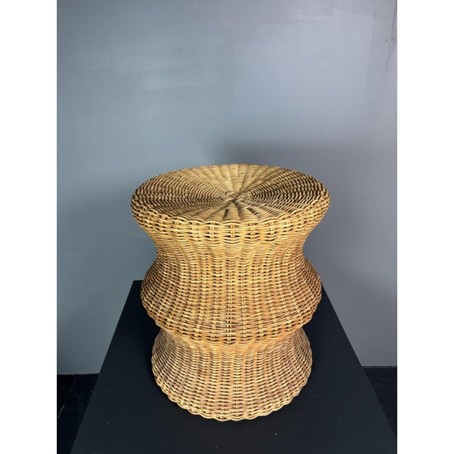 Sculptural Rattan Juttu Mushroom Stool by Eero Aarnio for Artek, Finland, 1960s For Sale - Image 6 of 16