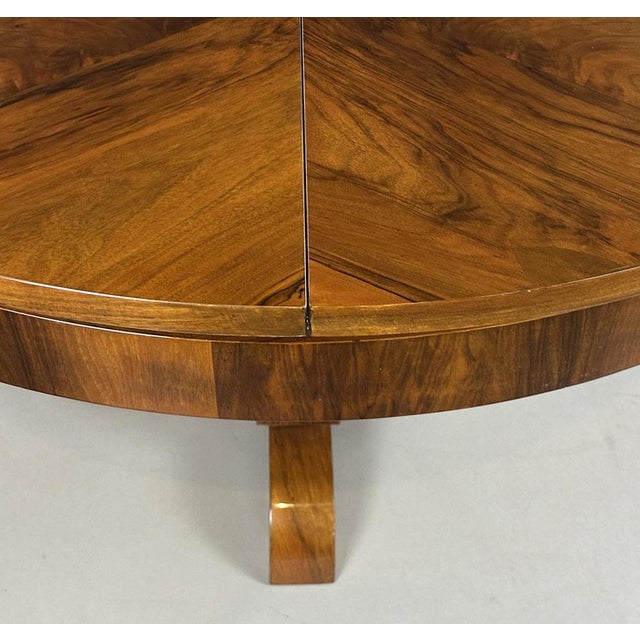 1930s Vintage Art Deco Folding Dining Table, Bohemia, 1930s For Sale - Image 5 of 9