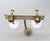 1980s Vintage 1980s Signed Napier Goldtone White Melon Drop Clip Earrings-2 Pieces For Sale - Image 5 of 8