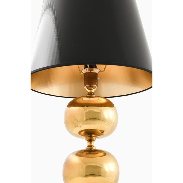 Golden Table Lamps in Brass from Henrik Blomqvist, 1960s, Set of 2 For Sale - Image 4 of 8