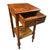 1970s Federal Style Solid Mahogany 2 Tier Bedside Nightstand Attributed Clore Furniture For Sale - Image 4 of 7