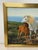 Gilt Framed Oil Painting Grey Mare and Chestnut Foal "Mother and Son" After Henry William Banks Davis Ra For Sale - Image 9 of 18