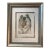 1960s “Fallen Angel by Salvador Dali. Hand Signed in Purple as Dali Custom Woodcut, 13 X 10 1/4 In. Print, Framed 22x17 3/4x1 1/2in., 1960 Orig., Fran For Sale