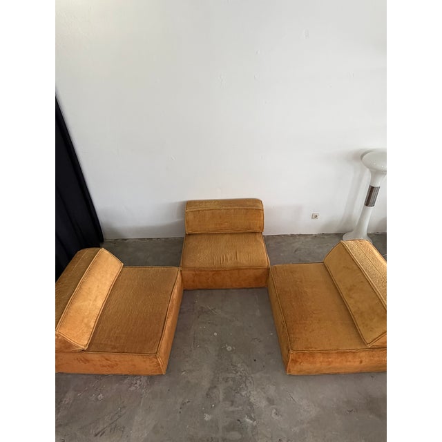 Contemporary Trio 3-Seater Sofa by Cor for Form AG, 1970s, Set of 6 For Sale - Image 3 of 17