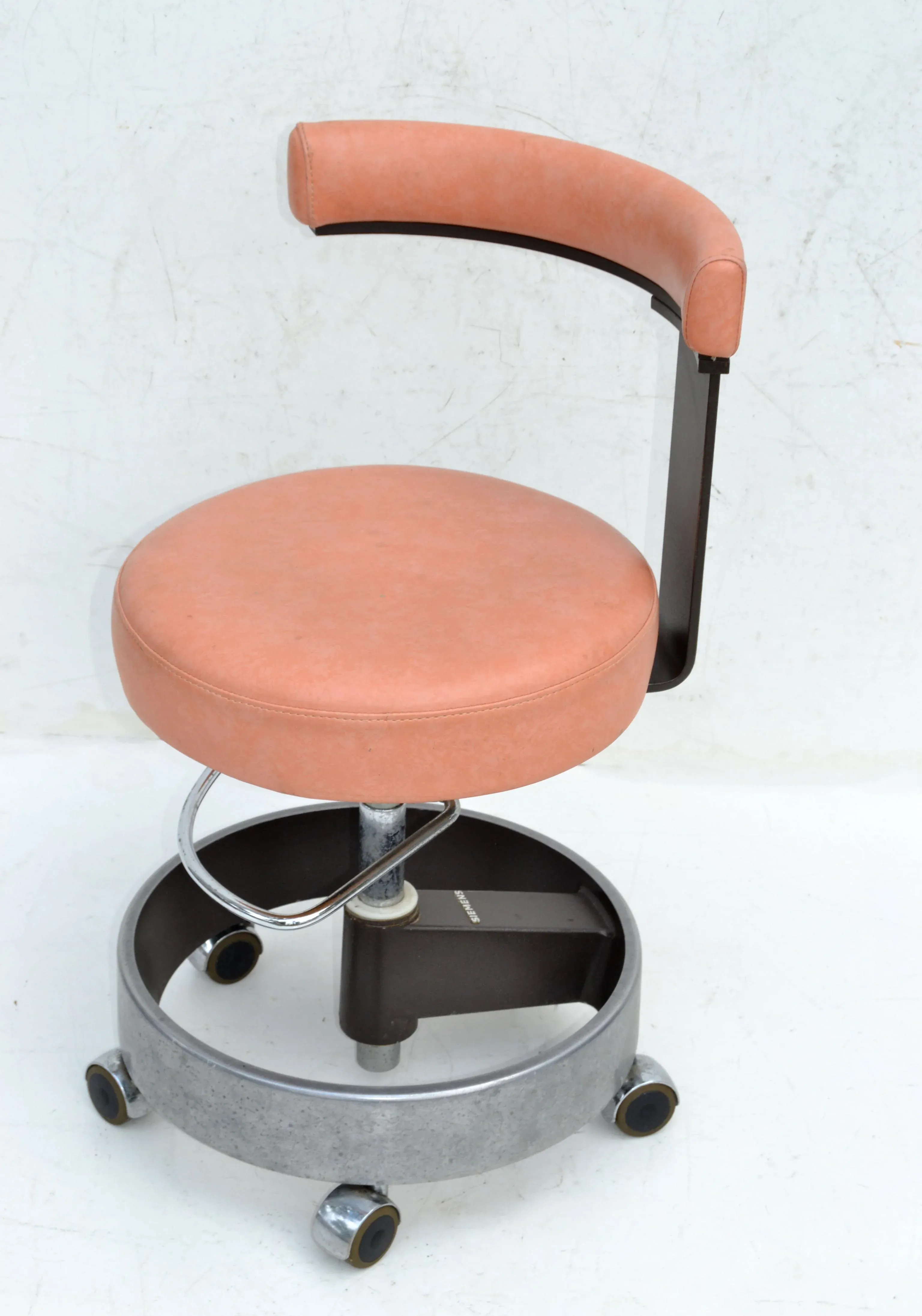 Siemens Vintage Industrial German Office, Dental, Medical Stool