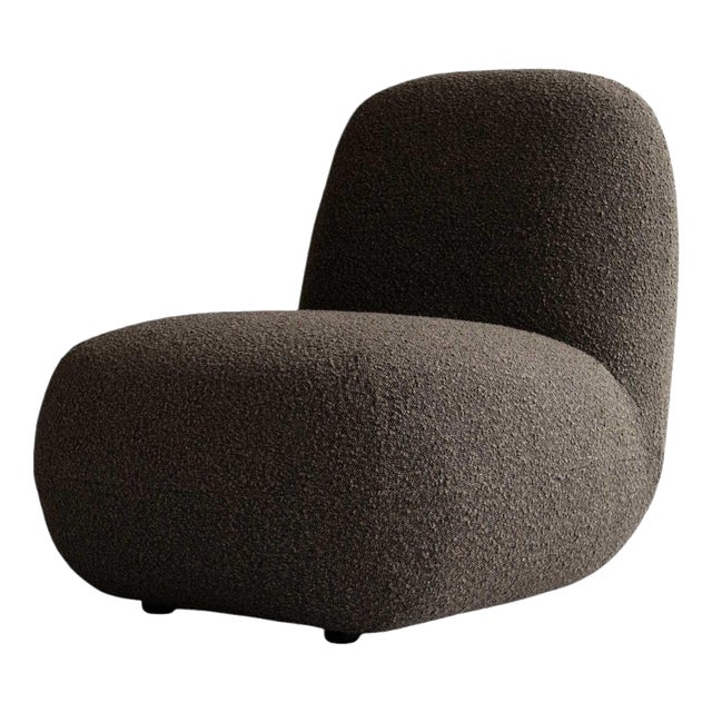 Toe Chair in Bouclé Fabric by Kristian Sofus Hansen For Sale