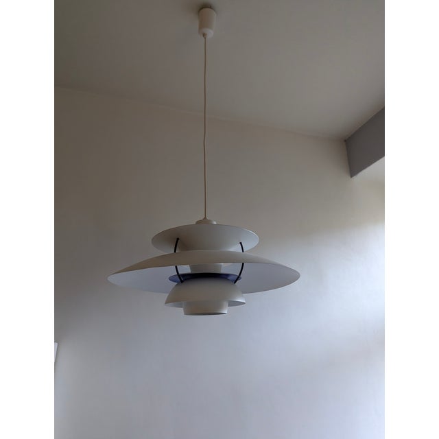 Poul Henningsen Large Vintage Pendant Lamp by Poul Henningsen, 1960s For Sale - Image 4 of 9