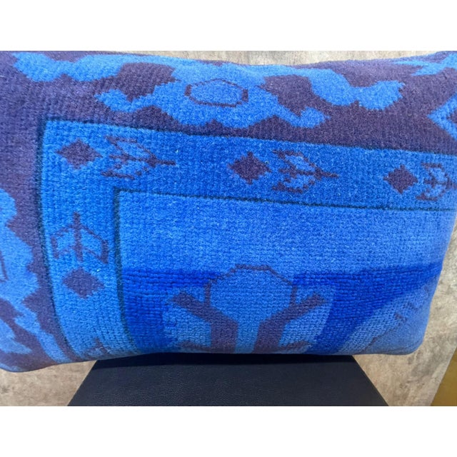 Vintage Lumbar Rug Pillow Cover For Sale - Image 10 of 11