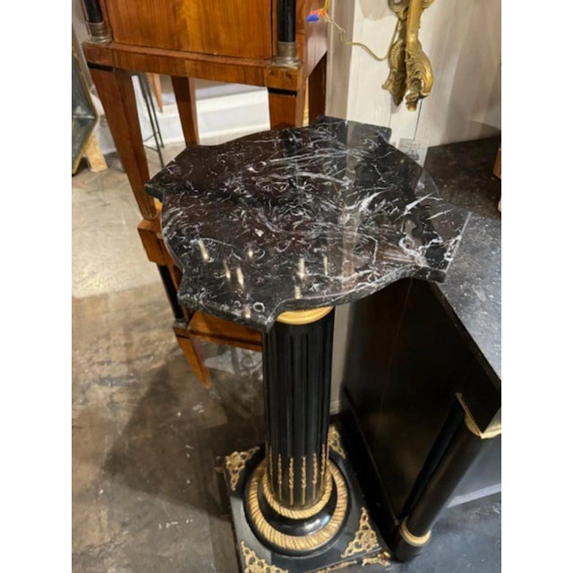 Wood French Louis XVI Pedestal For Sale - Image 7 of 7