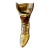 Mid 20th Century Brass Ladies High Heel Shoe For Sale