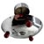 Metal Early Mid 20th Century Chrome and Bakelite Ashtray W/ Pull-Match Dispenser For Sale - Image 7 of 9