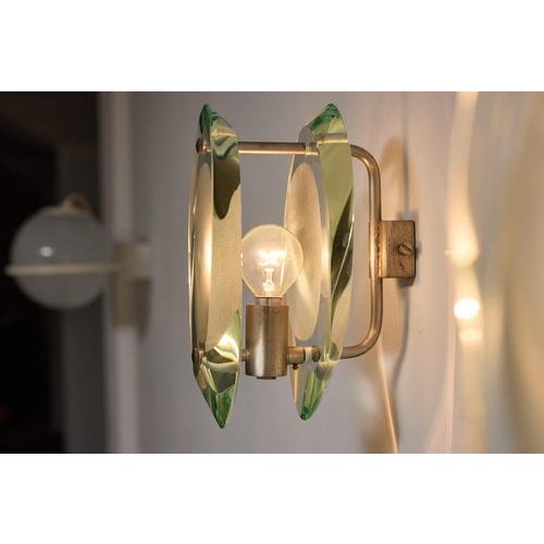 1960s 2093 Wall Sconces by Max Ingrand for Fontana Arte, 1961, Set of 2 For Sale - Image 5 of 11