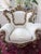 Late 20th Century Pair of Ornate Rococo Revival Gilt Carved Armchairs Down Filled For Sale In San Diego - Image 6 of 12
