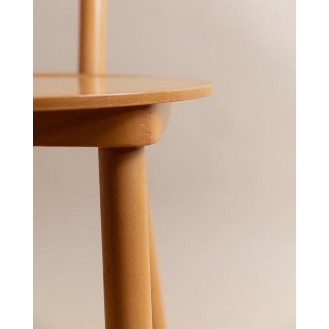 Minimalist Light Wood Chair, Italy, 1980s For Sale - Image 6 of 13