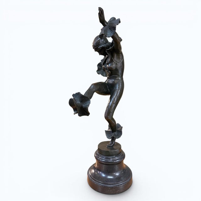 A. Titze (German, 19th-20th Century), Dancing Columbine, Bronze, 20th Century For Sale - Image 4 of 9