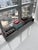 Custom Commissioned Distressed Steel Waterfall Low Table / Bench — Germany — 70" L X 15.5" D X 8" H For Sale - Image 4 of 11