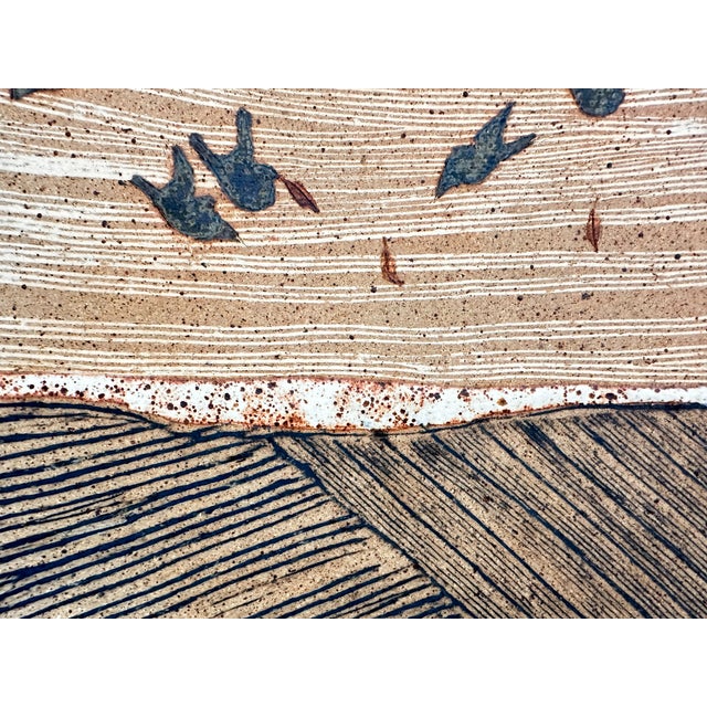 Ceramic Large Danish Stoneware Dish from Kähler, 1960s For Sale - Image 7 of 14