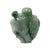 Carved Chinese Green Jade Snuff Bottle With Luyi, Money and Lucky Bat For Sale - Image 9 of 11