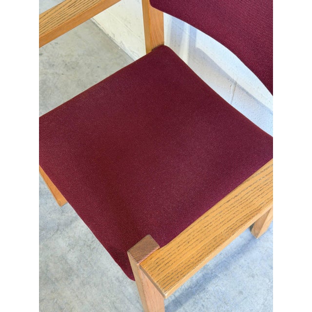 Vintage Danish Modern Oak Armchair by Nørgaard, Denmark For Sale In Los Angeles - Image 6 of 10