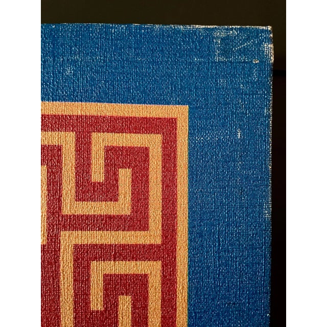 1970's Art Deco Printed Canvas "Cavalcare La Tigre" For Sale - Image 10 of 13