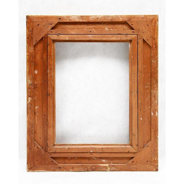 Wood Ornate Gilded Frame, 19th Century For Sale - Image 7 of 8