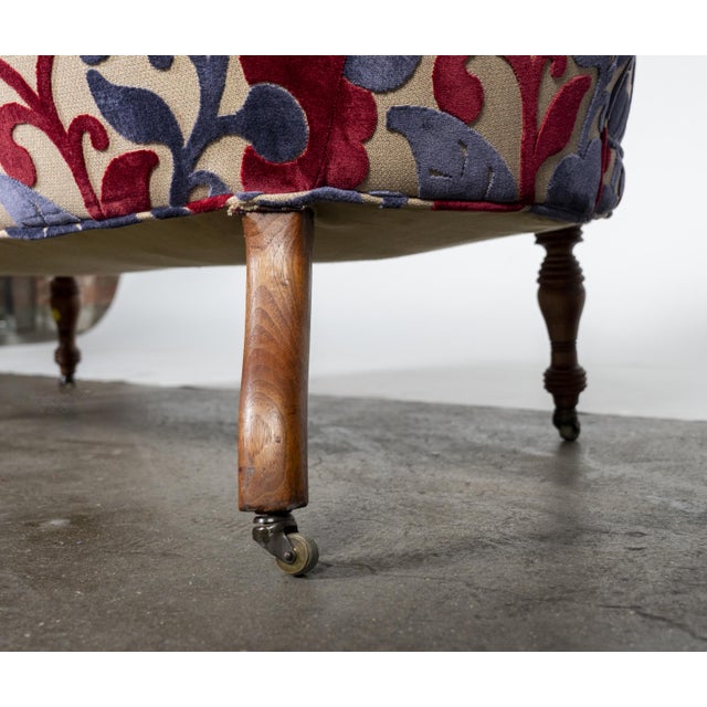 Vintage Upholstered Settee For Sale - Image 15 of 15