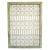 Late 20th Century Vintage Large Green Wood Framed Open Iron Screen For Sale - Image 5 of 5