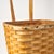 Antique Splint Wood Rolling Basket Cart For Sale - Image 4 of 15