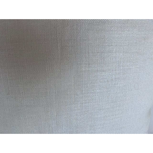 Pair Belgian Linen/Cotton Cushions/Pillows-22” Square For Sale - Image 4 of 8