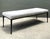 Vintage Bernhardt Upholstered Metal Frame Bench For Sale - Image 16 of 16