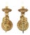 Brass Hand Wall Sconces by Andre Arbus, 1960s, Set of 2 For Sale